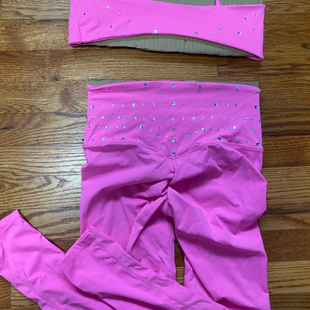 Custom Rhinestone Pro-Cheer Audition Outfit - M/L - Picture 5 of 8